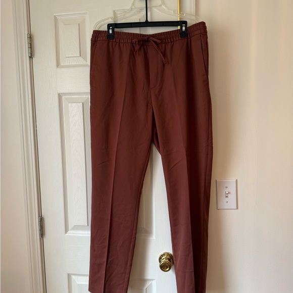 H&M Other - NWOT H&M Men's Drawstring Chinos in Rust Brown